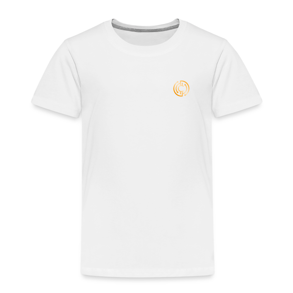Kinder Premium T-Shirt Logo - Weiß