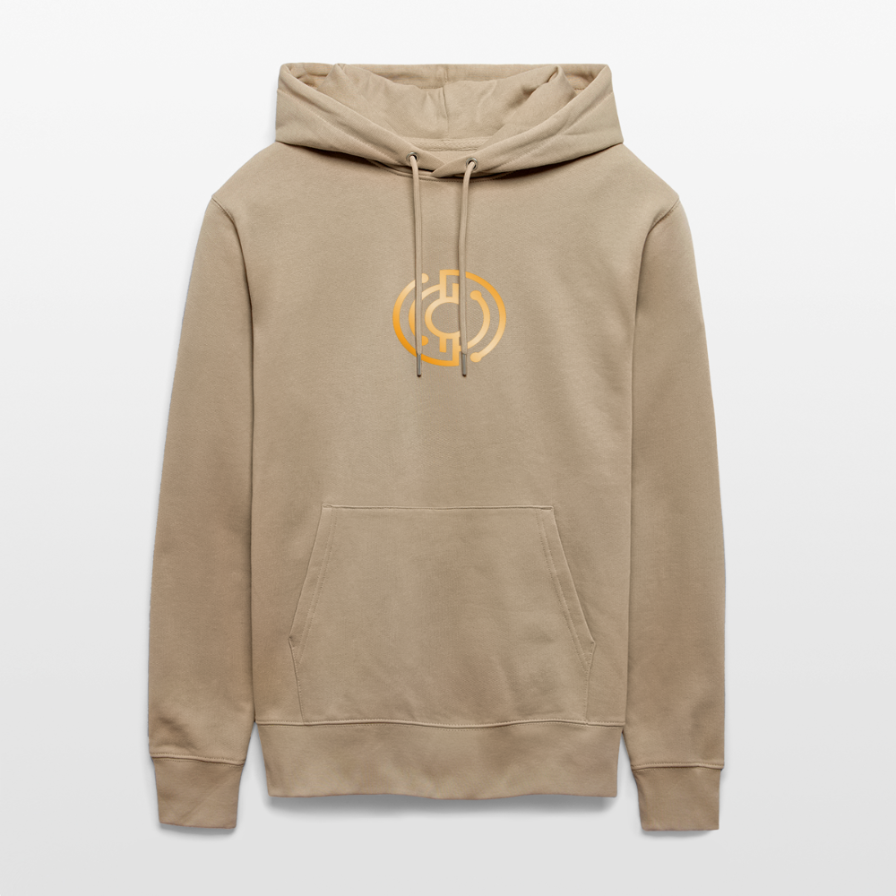 Männer Bio-Hoodie Logo - Iron Man Edition - Beige