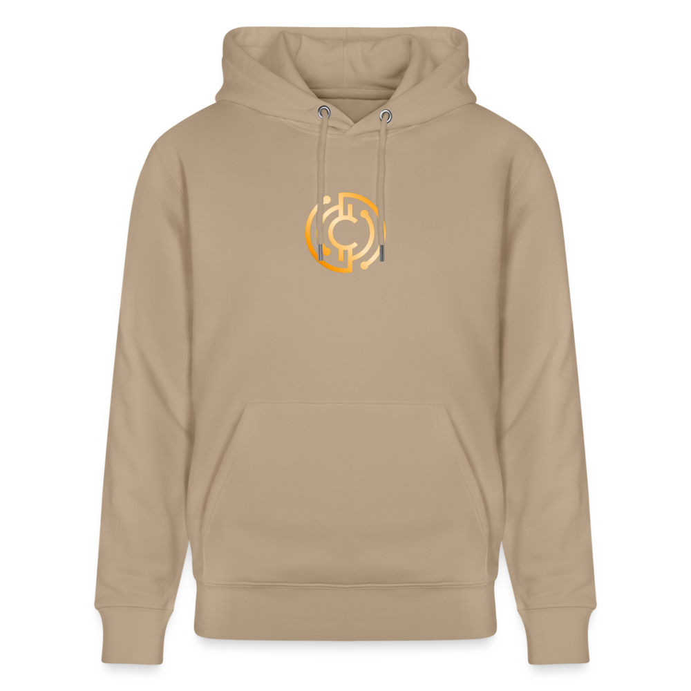 Männer Bio-Hoodie The City + Logo - Iron Man Edition - Beige