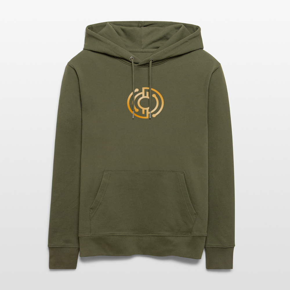 Männer Bio-Hoodie Logo - Iron Man Edition - Khaki Grün