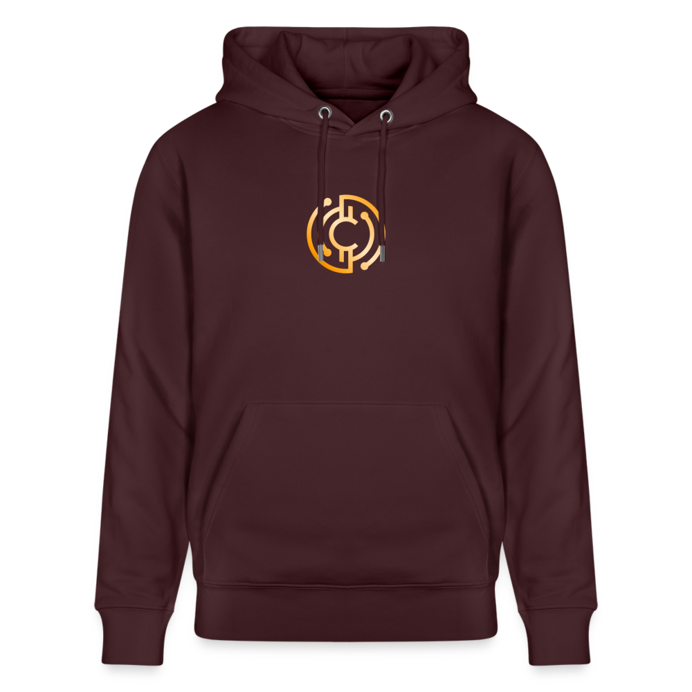 Männer Bio-Hoodie Logo - Iron Man Edition - Maroon