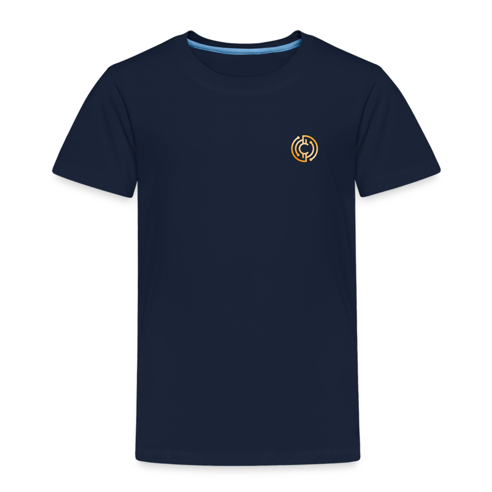 Kinder Premium T-Shirt Logo - Navy