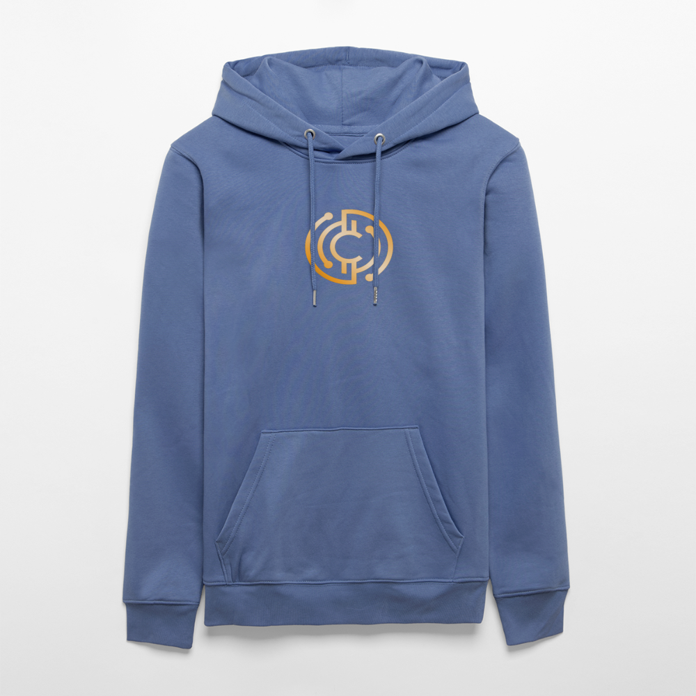 Männer Bio-Hoodie Logo - Iron Man Edition - Blau