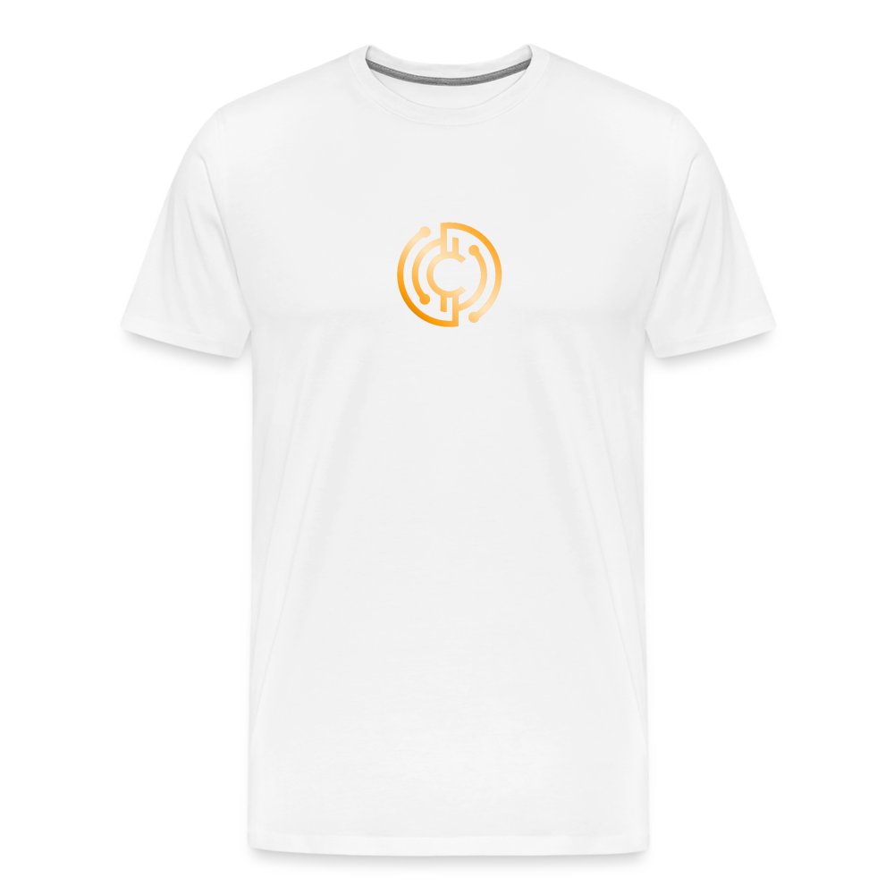 Männer Premium T-Shirt - The City + Logo - Iron Man Edition - Weiß
