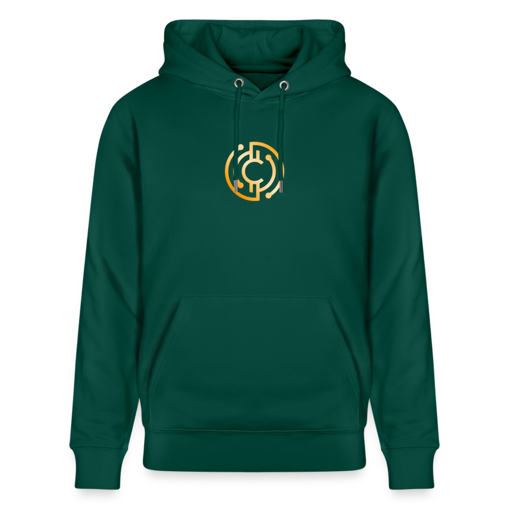 Männer Bio-Hoodie The City + Logo - Iron Man Edition - Forest