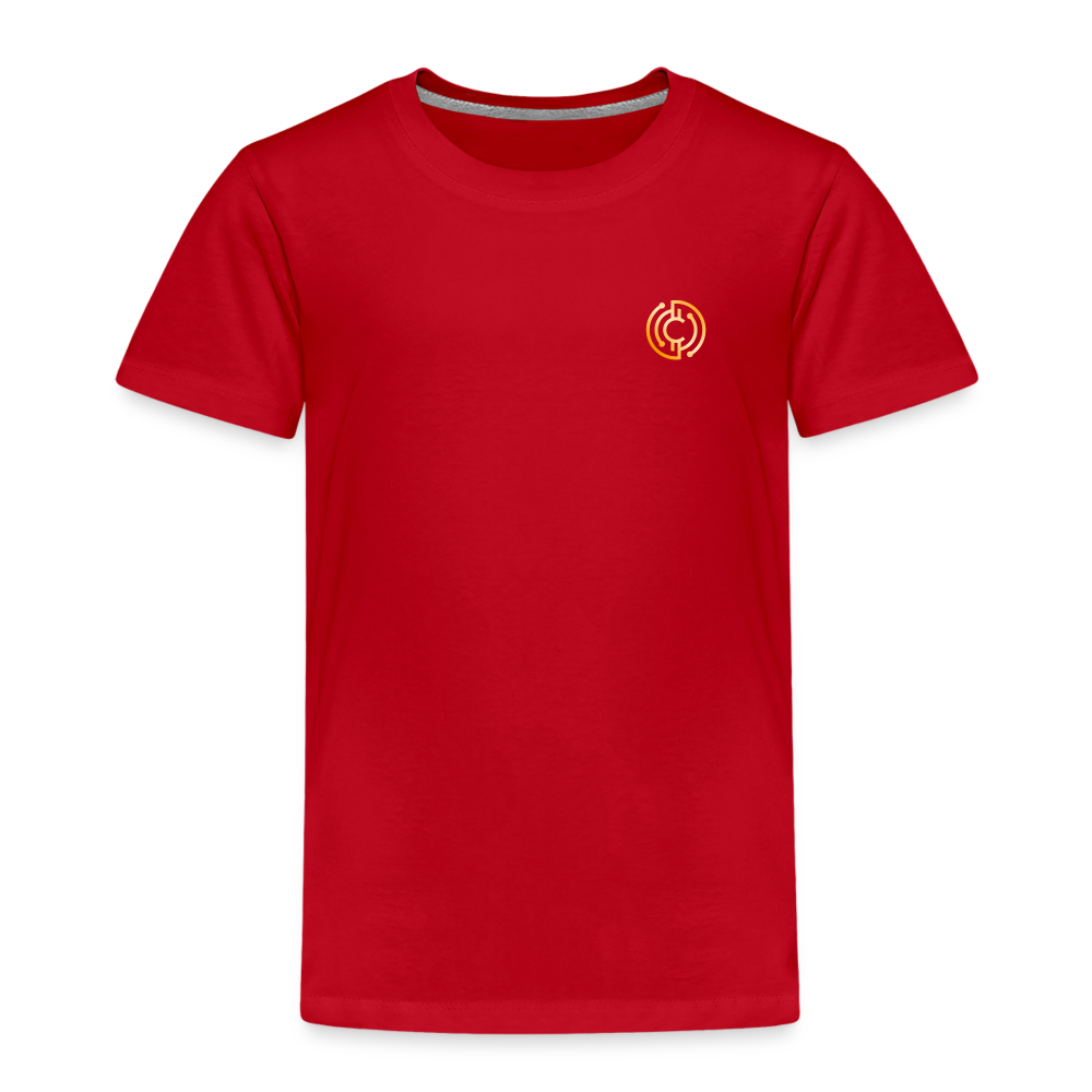 Kinder Premium T-Shirt Logo - Rot