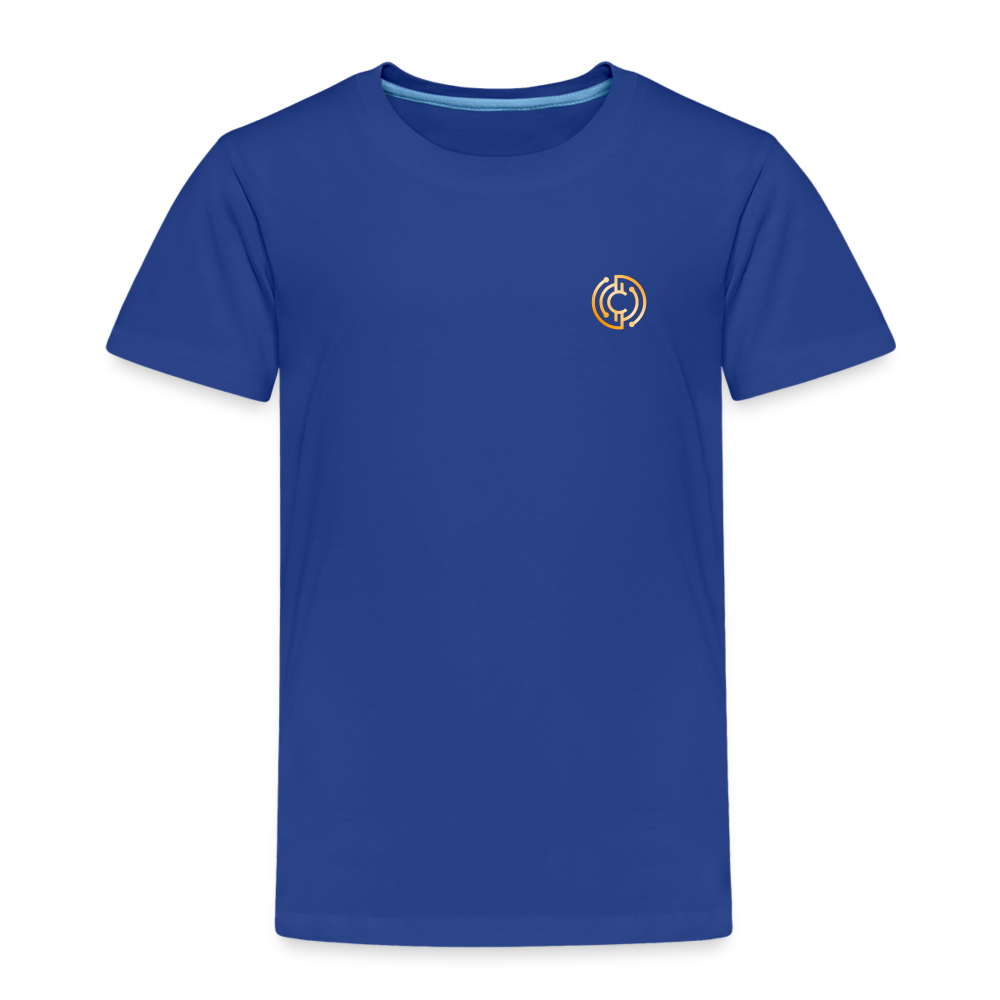Kinder Premium T-Shirt Logo - Königsblau