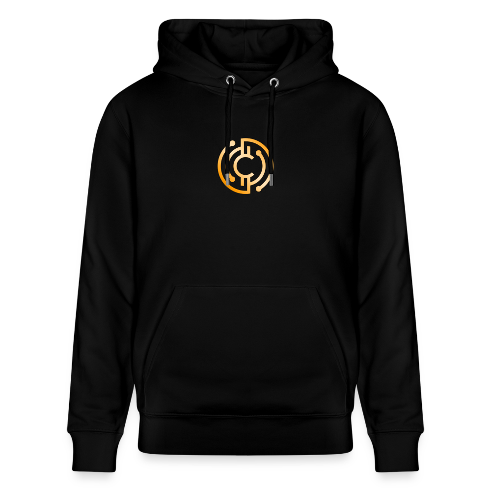 Männer Bio-Hoodie Logo - Iron Man Edition - Schwarz