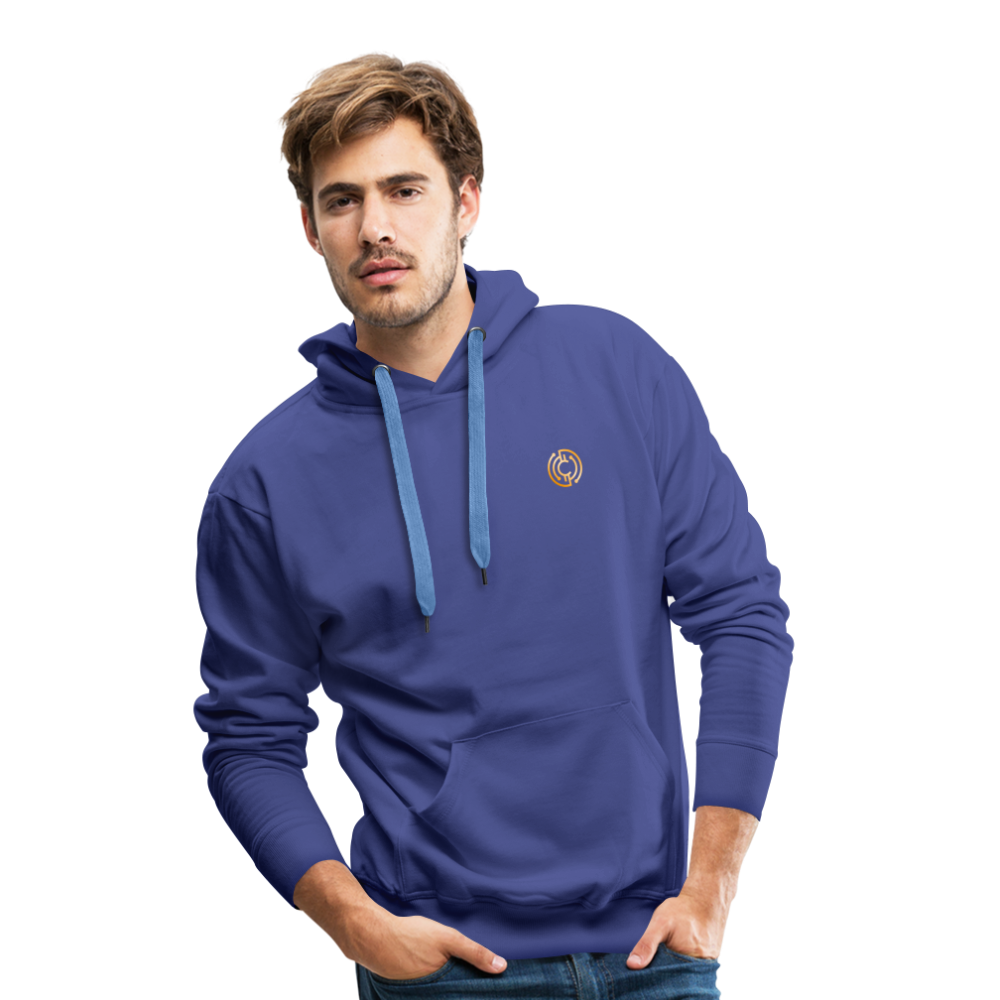 Männer Premium Hoodie The City + Logo - Königsblau