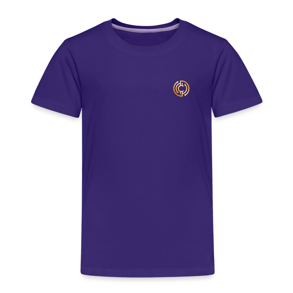 Kinder Premium T-Shirt Logo - Lila