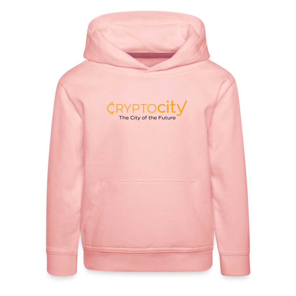 Kinder Premium Hoodie The City of the Future - Kristallrosa