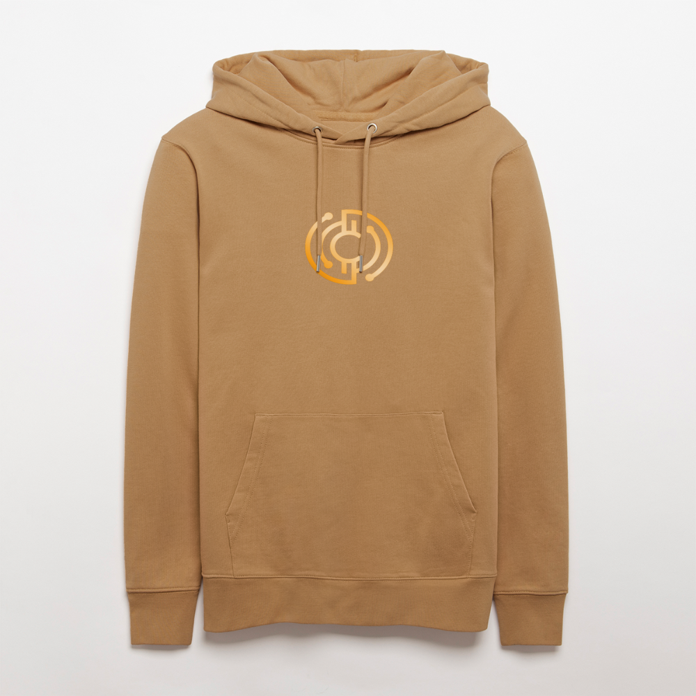 Männer Bio-Hoodie Logo - Iron Man Edition - Latte