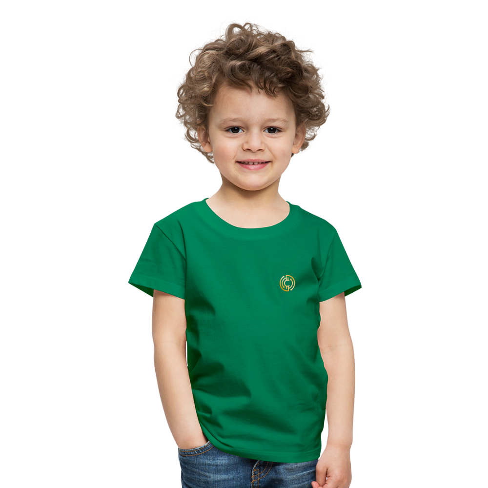 Kinder Premium T-Shirt Logo - Kelly Green