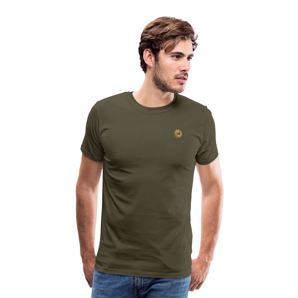Männer Premium T-Shirt The City + Logo - Khaki