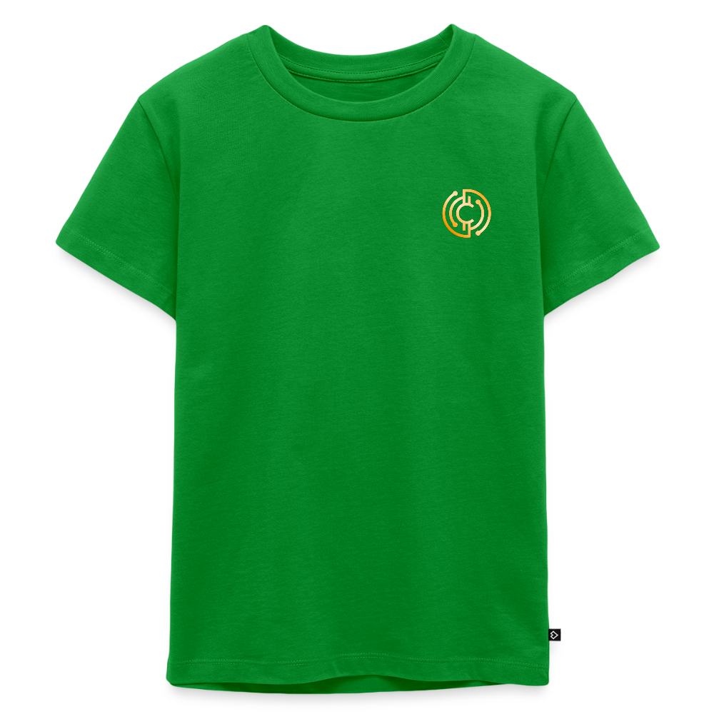 Kinder Premium T-Shirt The City + Logo - Grün