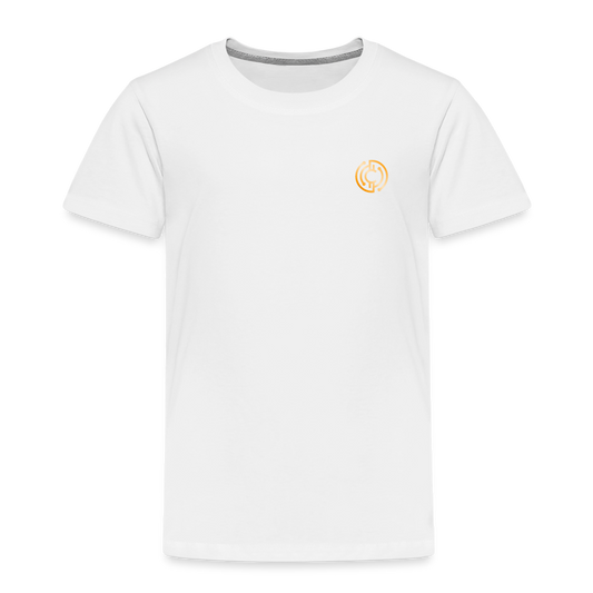 Kinder Premium T-Shirt The City + Logo - Weiß