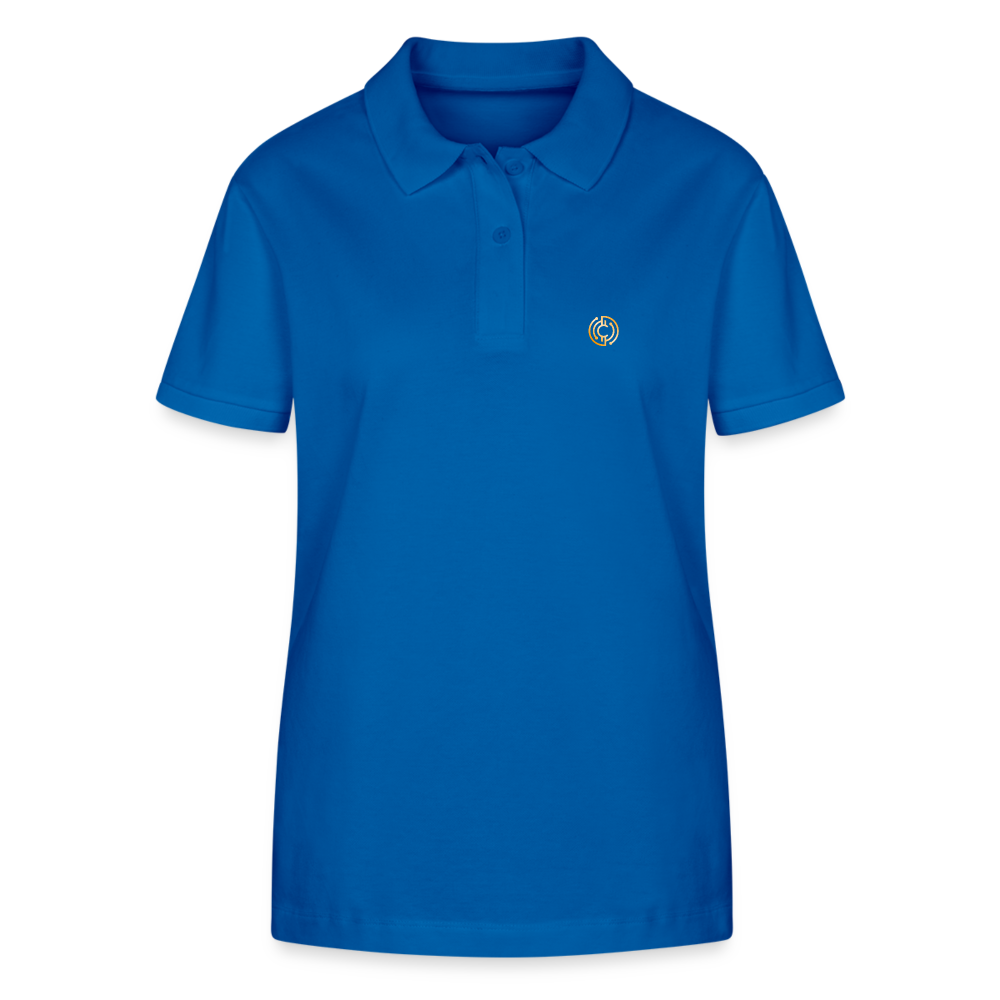 Frauen Bio-Poloshirt The City + Logo - Königsblau