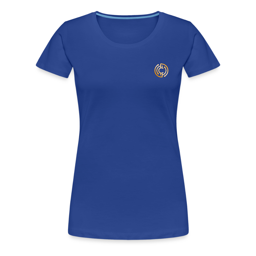 Frauen Premium T-Shirt The City + Logo - Königsblau
