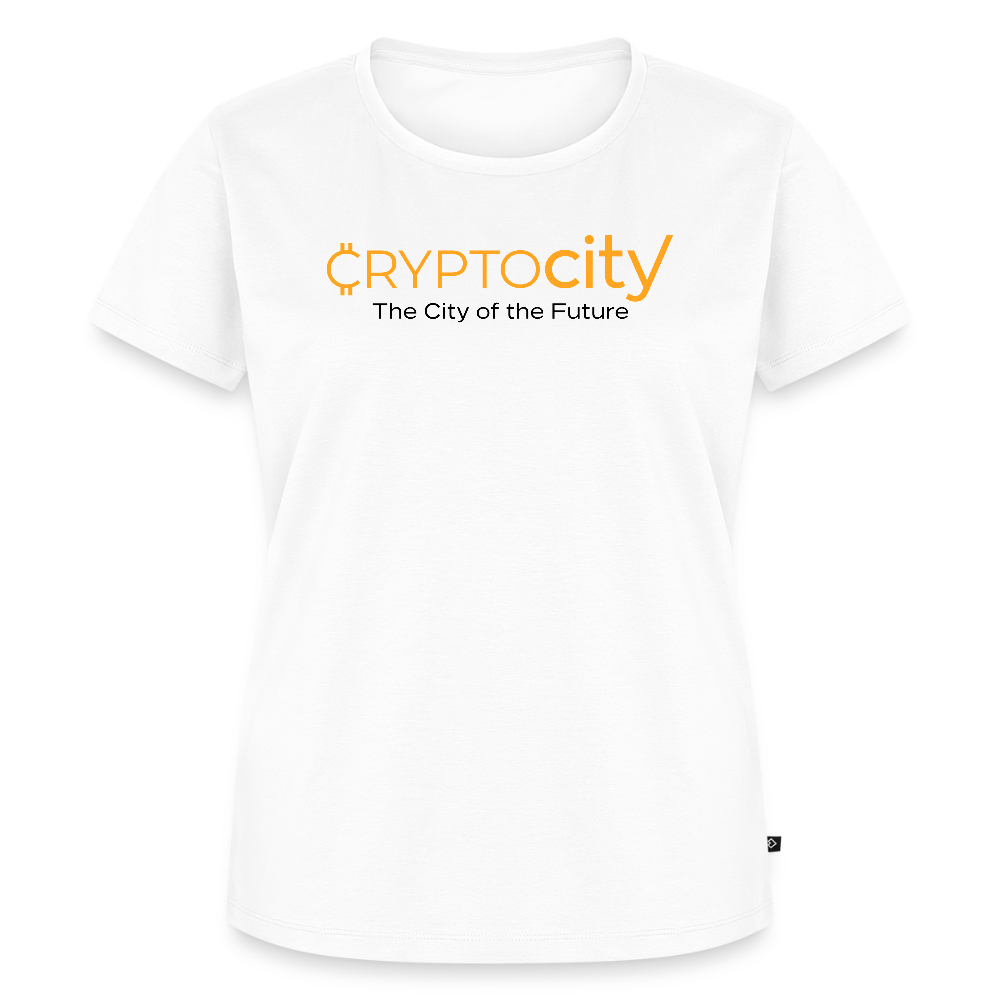 Frauen Premium T-Shirt The City of the Future - Weiß