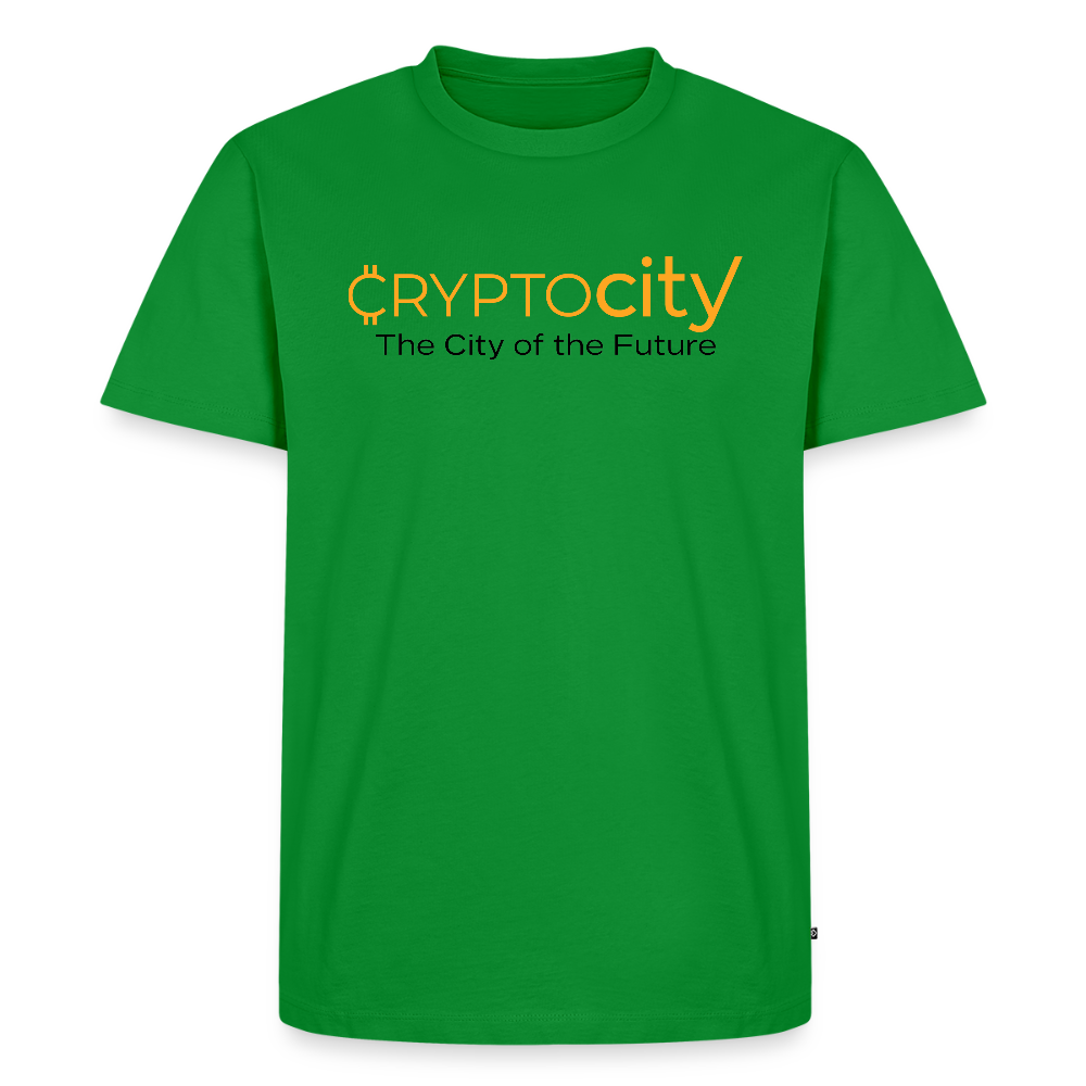 Männer Premium T-Shirt City of the Future - Grün