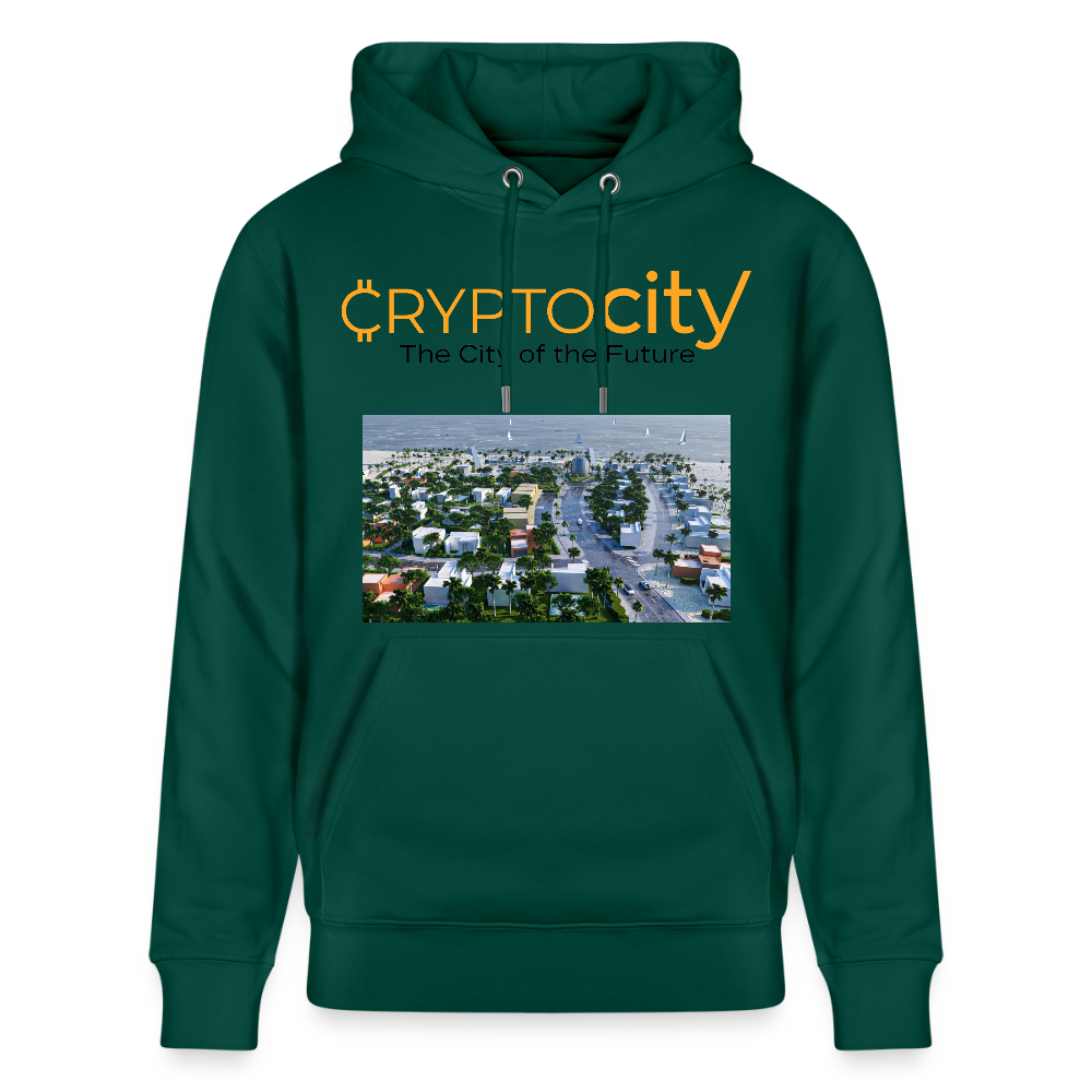 Unisex Bio-Hoodie The City of the Future - Forest