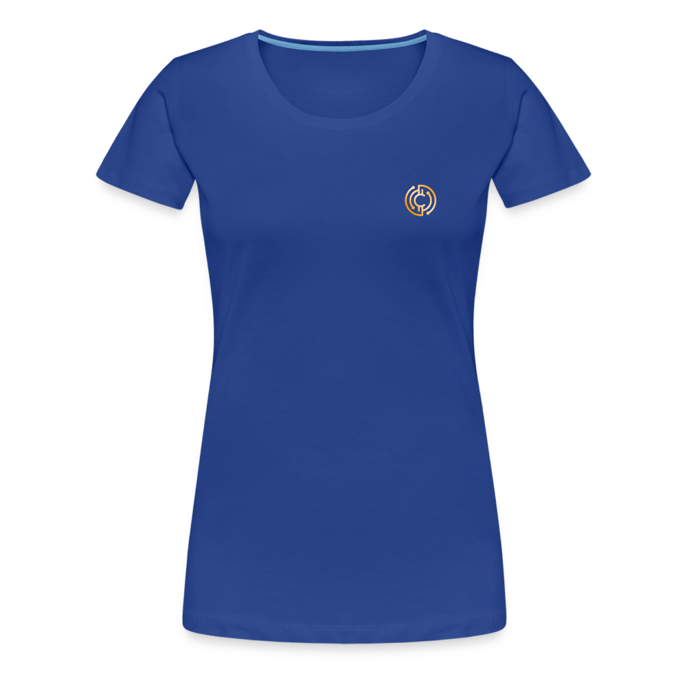 Frauen Premium T-Shirt The City + Logo - Königsblau