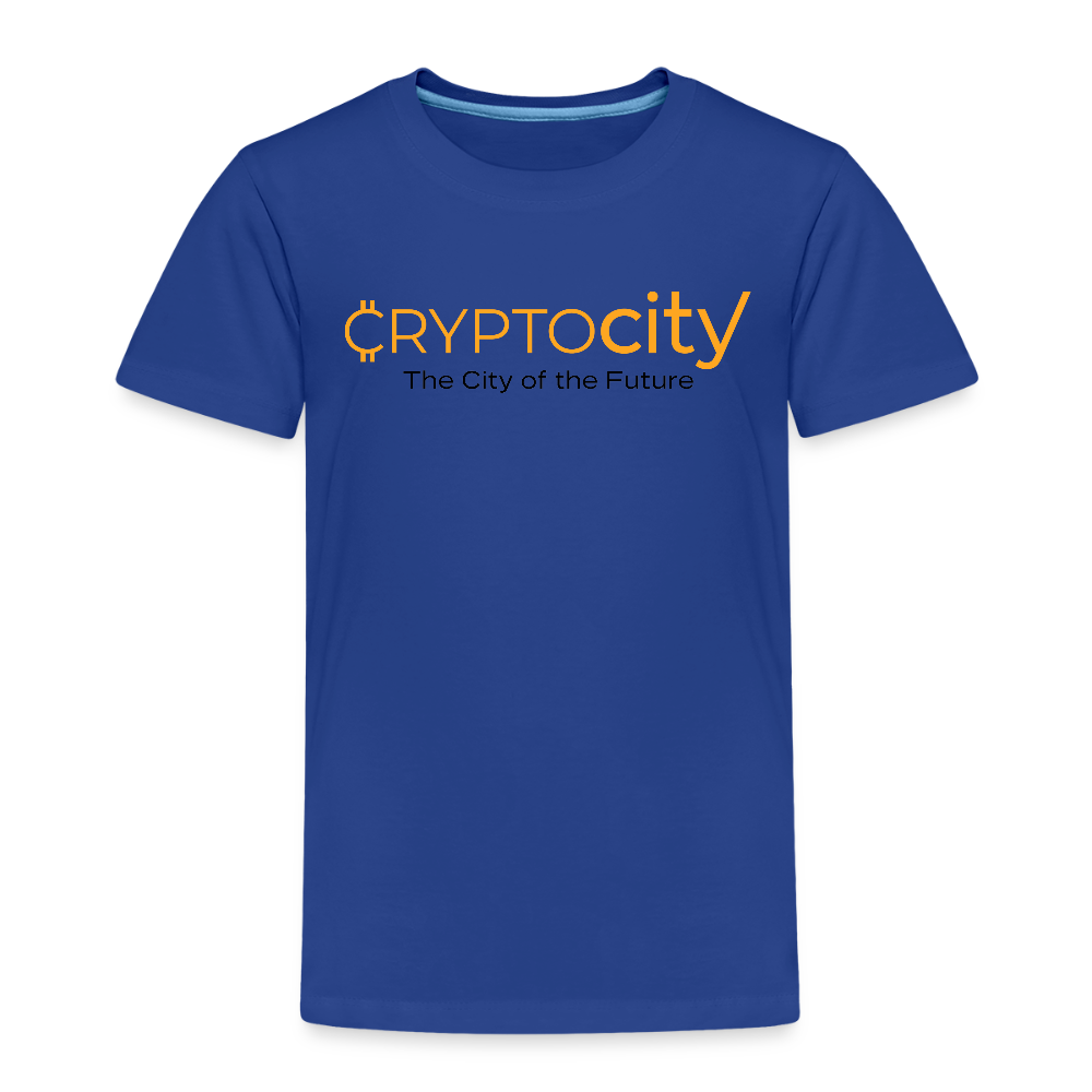 Kinder Premium T-Shirt The City of the Fututre - Königsblau