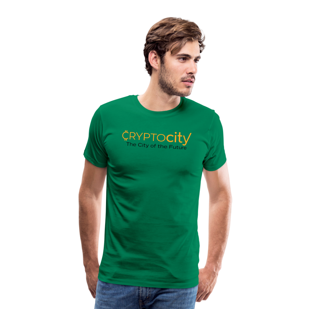 Männer Premium T-Shirt City of the Future - Kelly Green