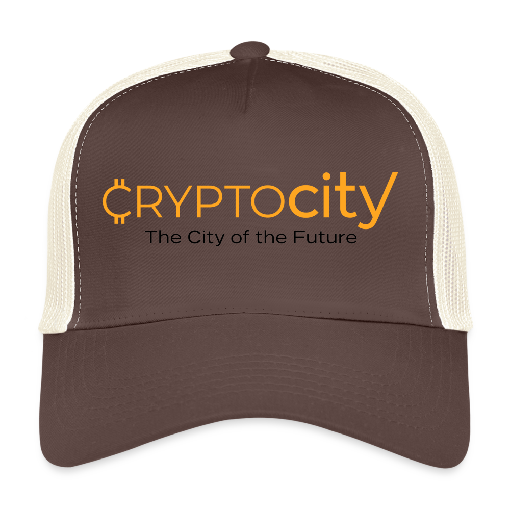 Trucker Cap The City of the Future - Braun/Beige