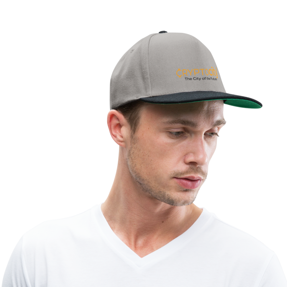 Snapback Cap The City of the Future - Graphit/Schwarz