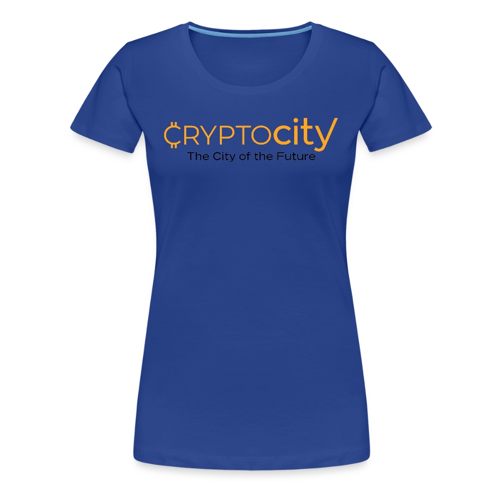 Frauen Premium T-Shirt The City of the Future - Königsblau