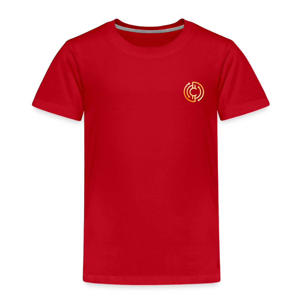 Kinder Premium T-Shirt Logo - Rot