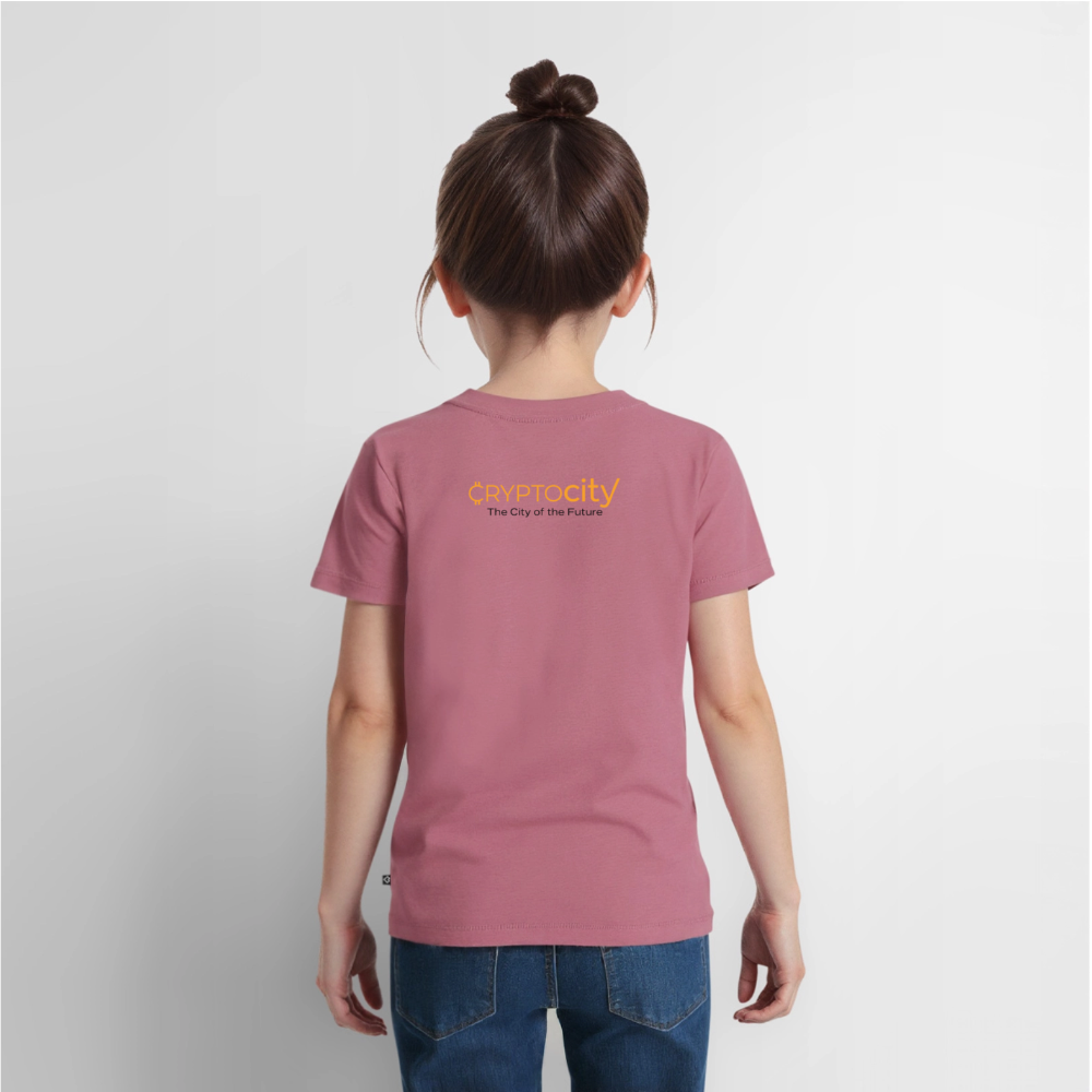 Kinder Premium T-Shirt The City + Logo - Mauve