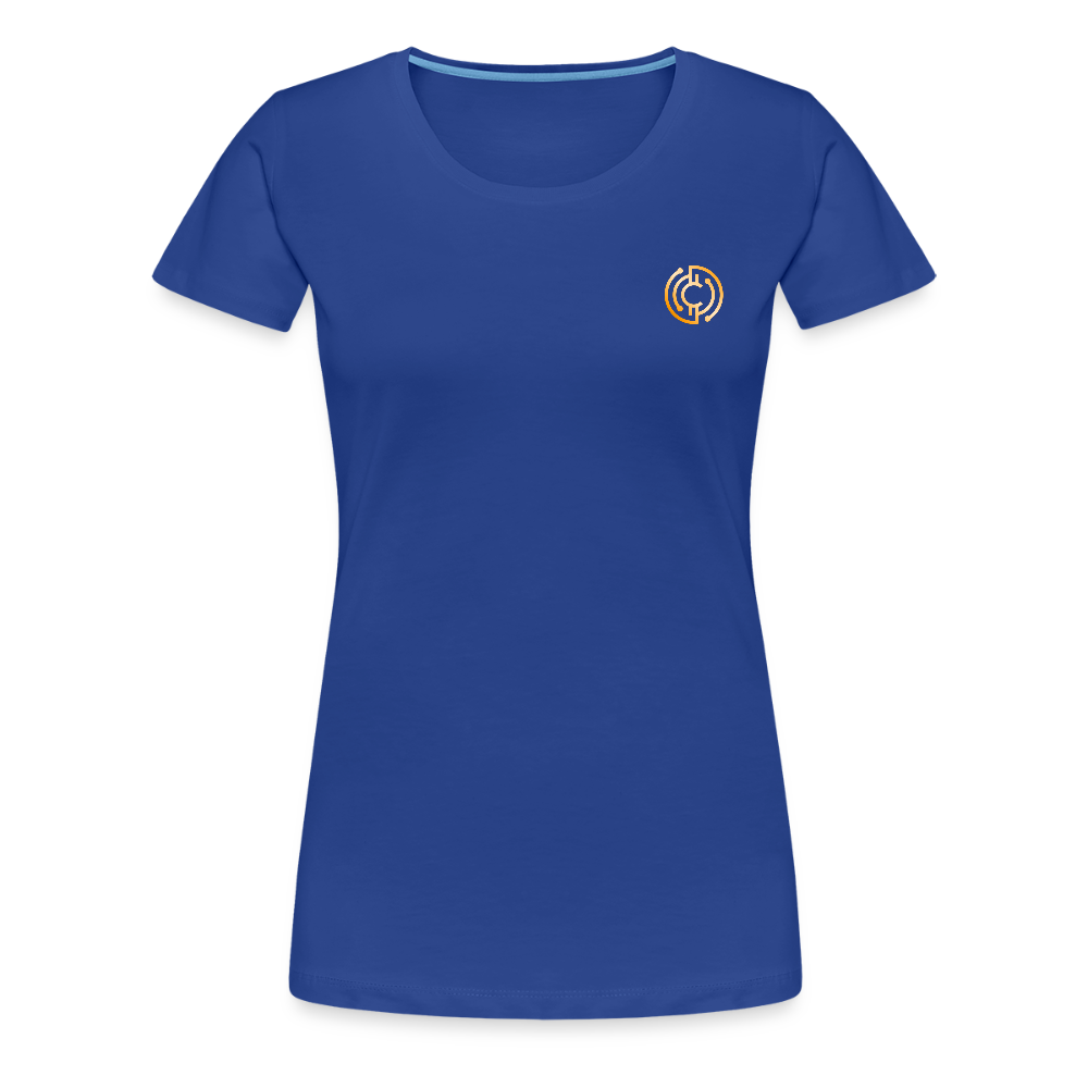 Frauen Premium T-Shirt Logo - Königsblau