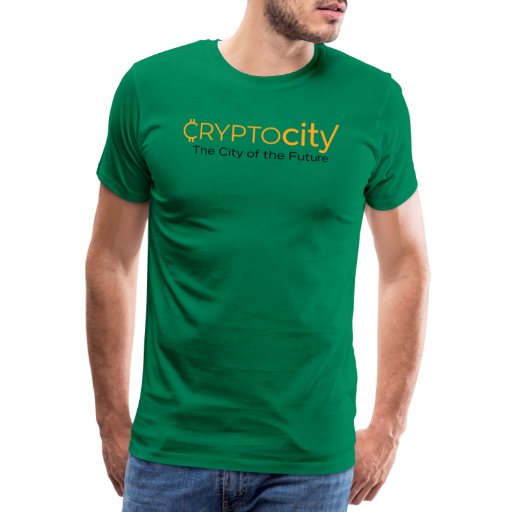 Männer Premium T-Shirt City of the Future - Kelly Green