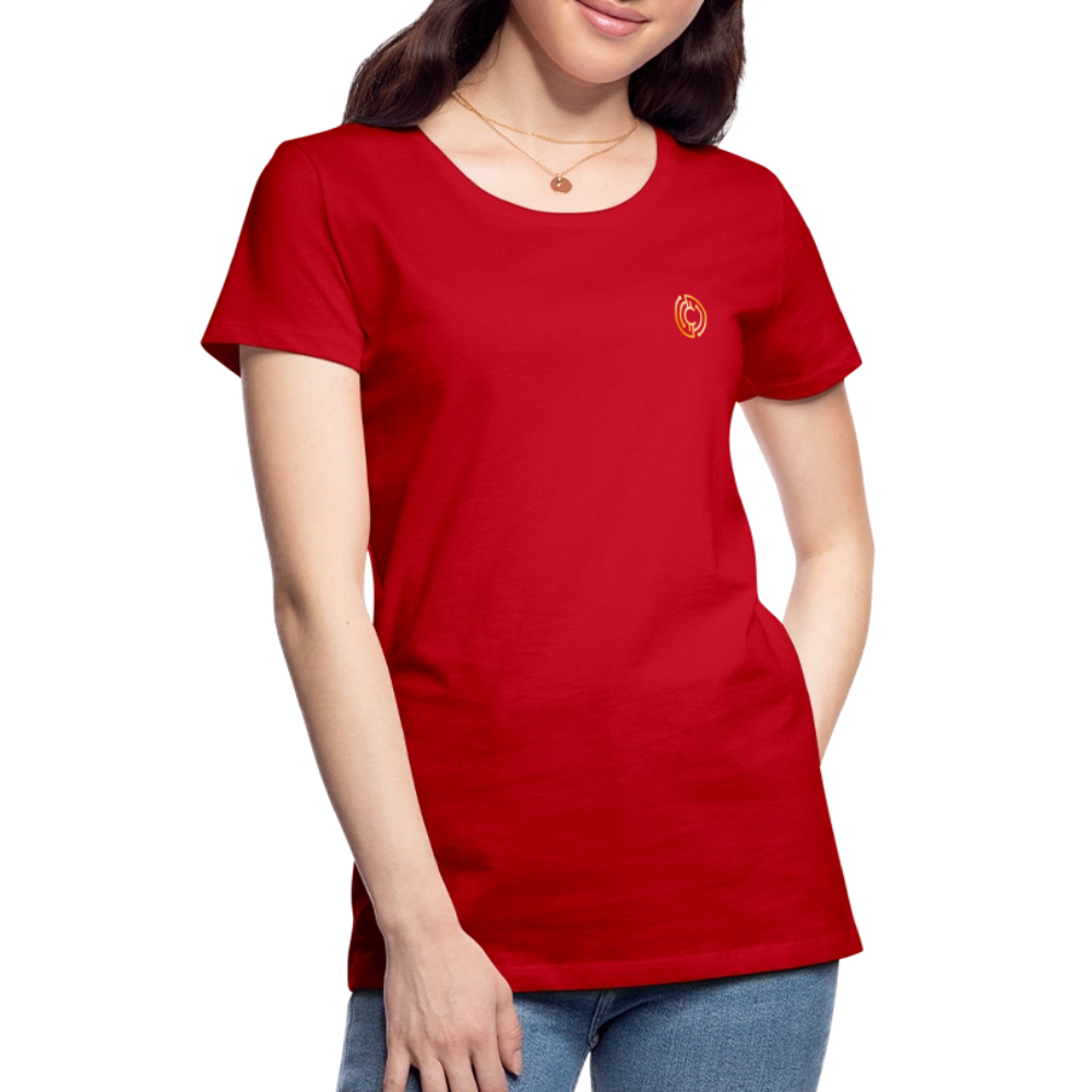 Frauen Premium T-Shirt Logo - Rot