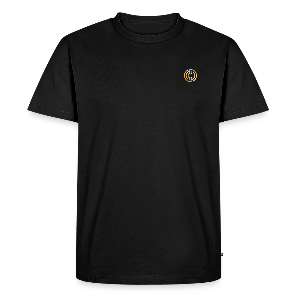 Männer Premium T-Shirt Logo - Schwarz