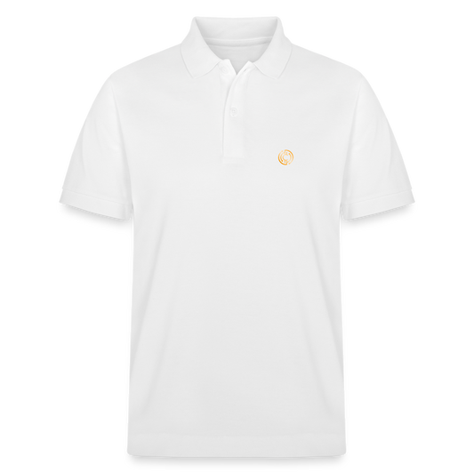 Bio-Poloshirt Herren The City + Logo - Weiß