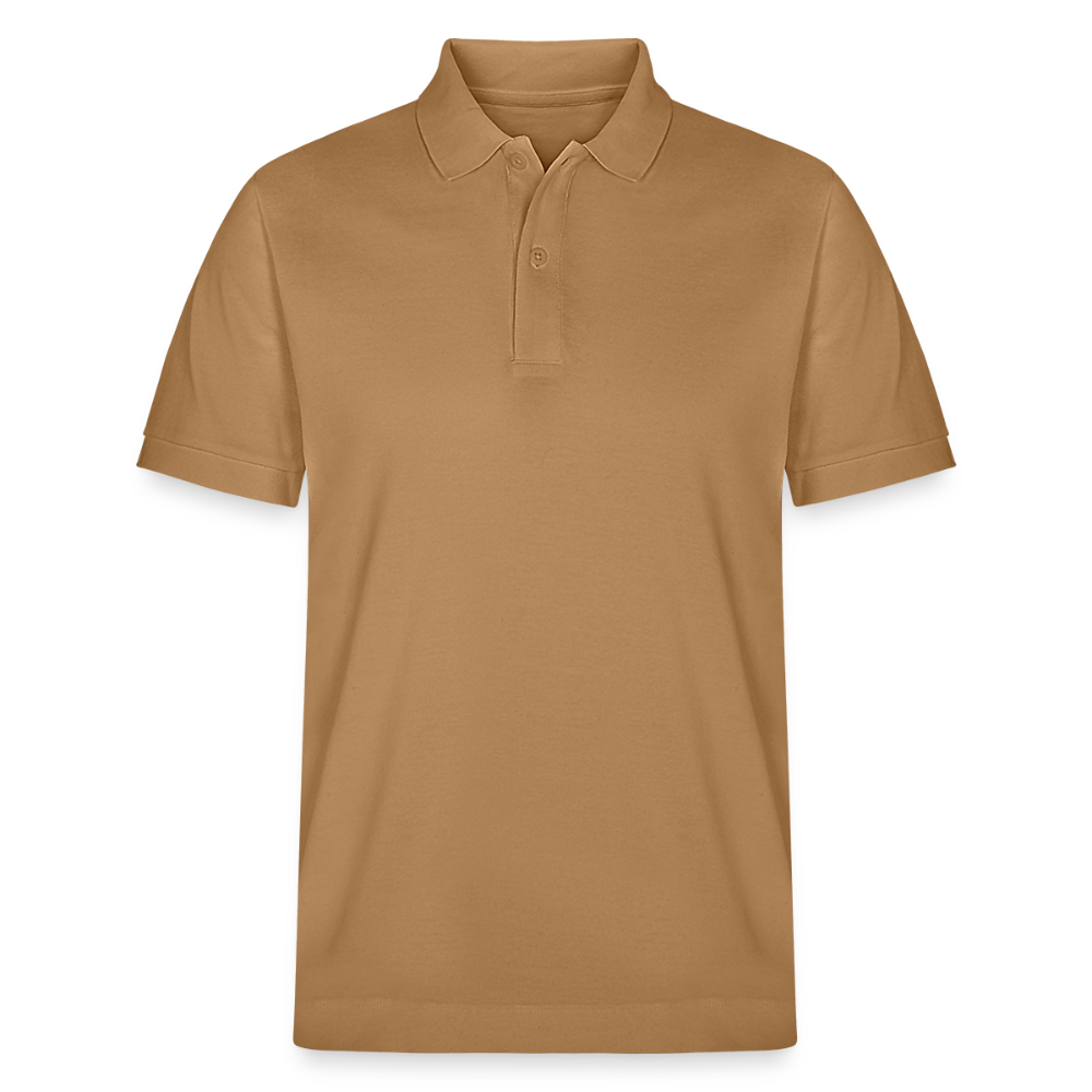 Herren Bio-Poloshirt The City of the Future - Karamell 