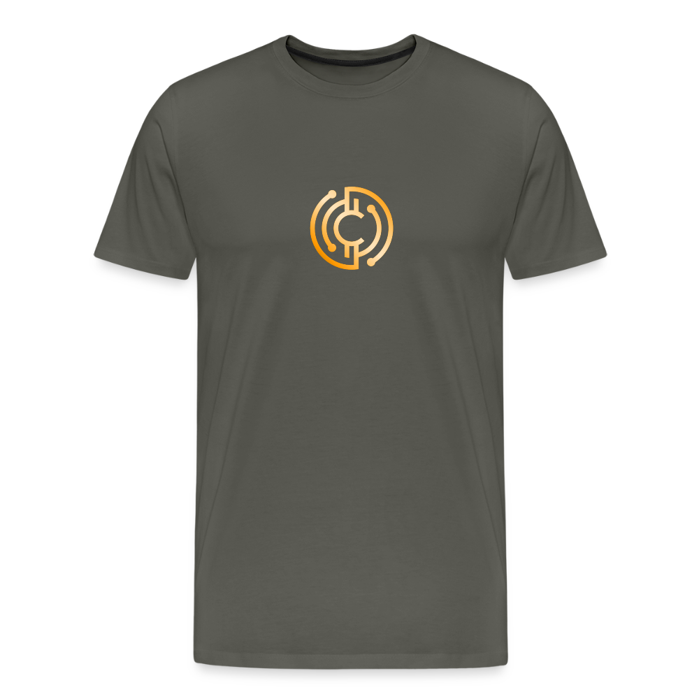 Männer Premium T-Shirt - The City + Logo - Iron Man Edition - Asphalt