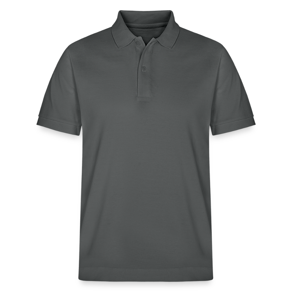 Herren Bio-Poloshirt The City of the Future - Anthrazit