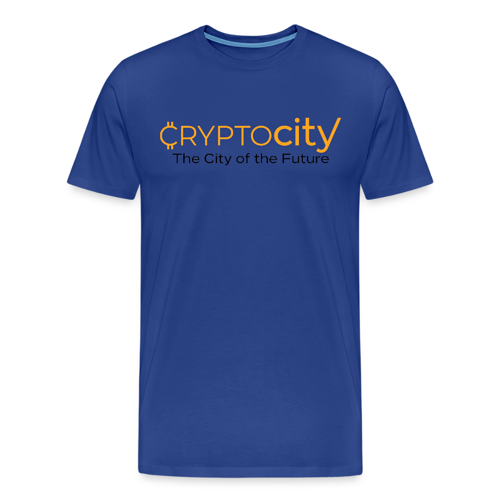 Männer Premium T-Shirt City of the Future - Königsblau