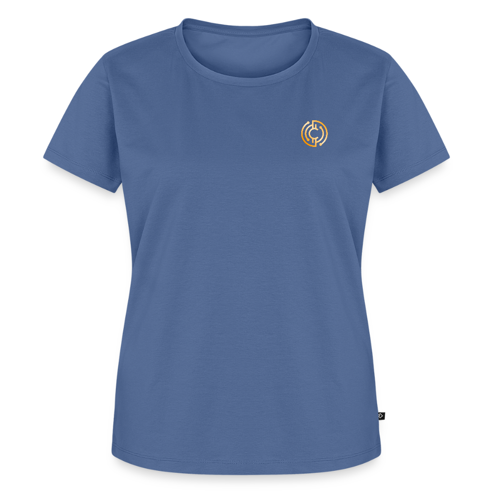 Frauen Premium T-Shirt Logo - Taubenblau