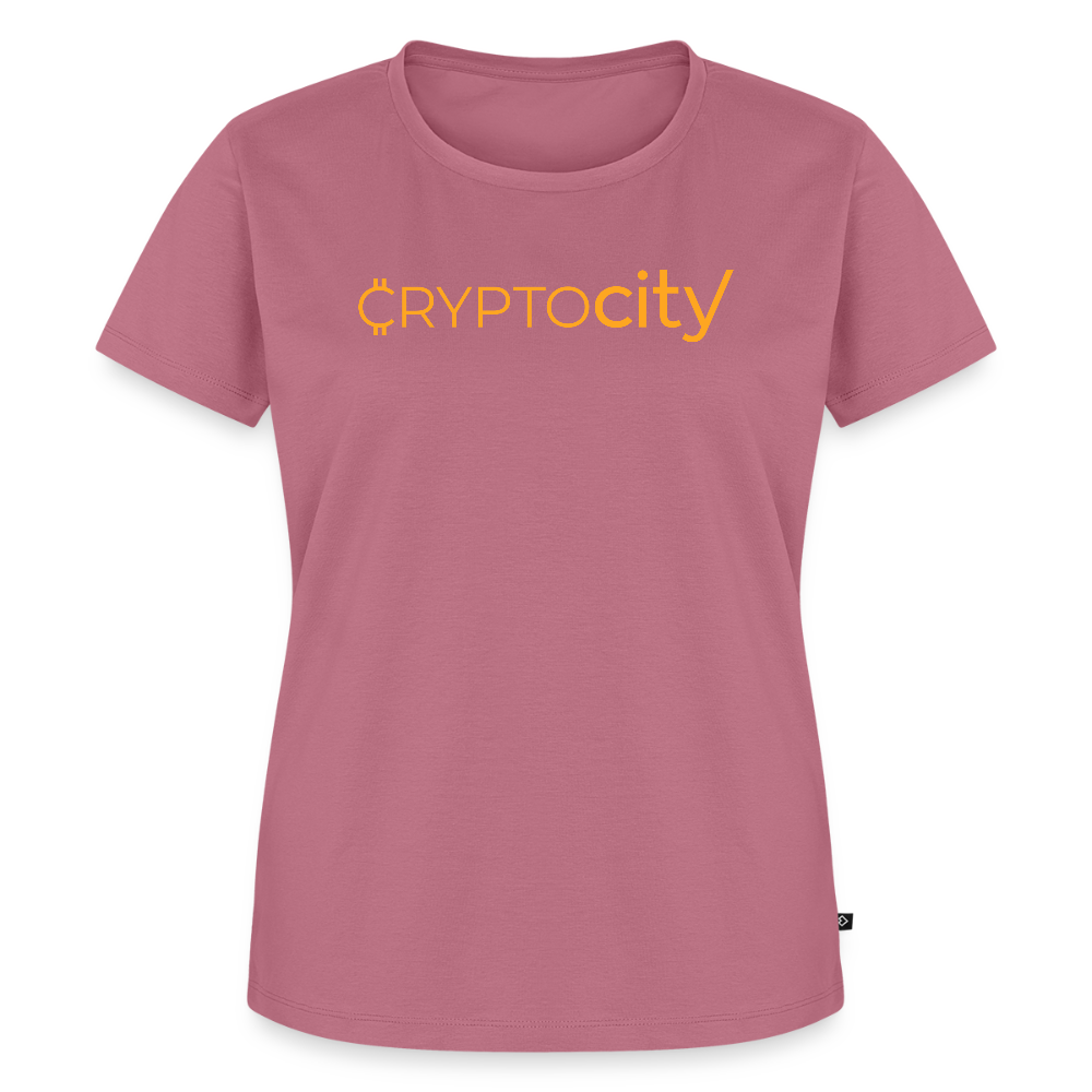Frauen Premium T-Shirt mit dem klassischen Crypto City Schriftzug - Mauve