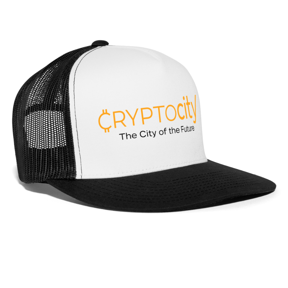 Trucker Cap The City of the Future - Weiß/Schwarz