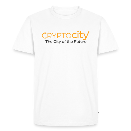 Männer Premium T-Shirt City of the Future - Weiß