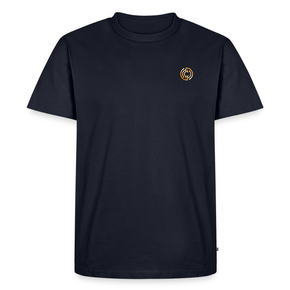 Männer Premium T-Shirt Logo - Navy