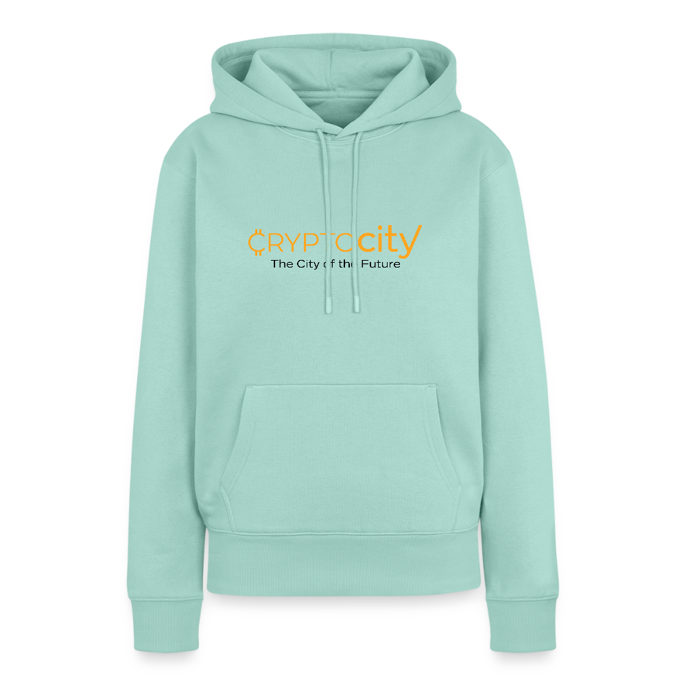 Frauen Premium Hoodie The City of the Future - Mint 