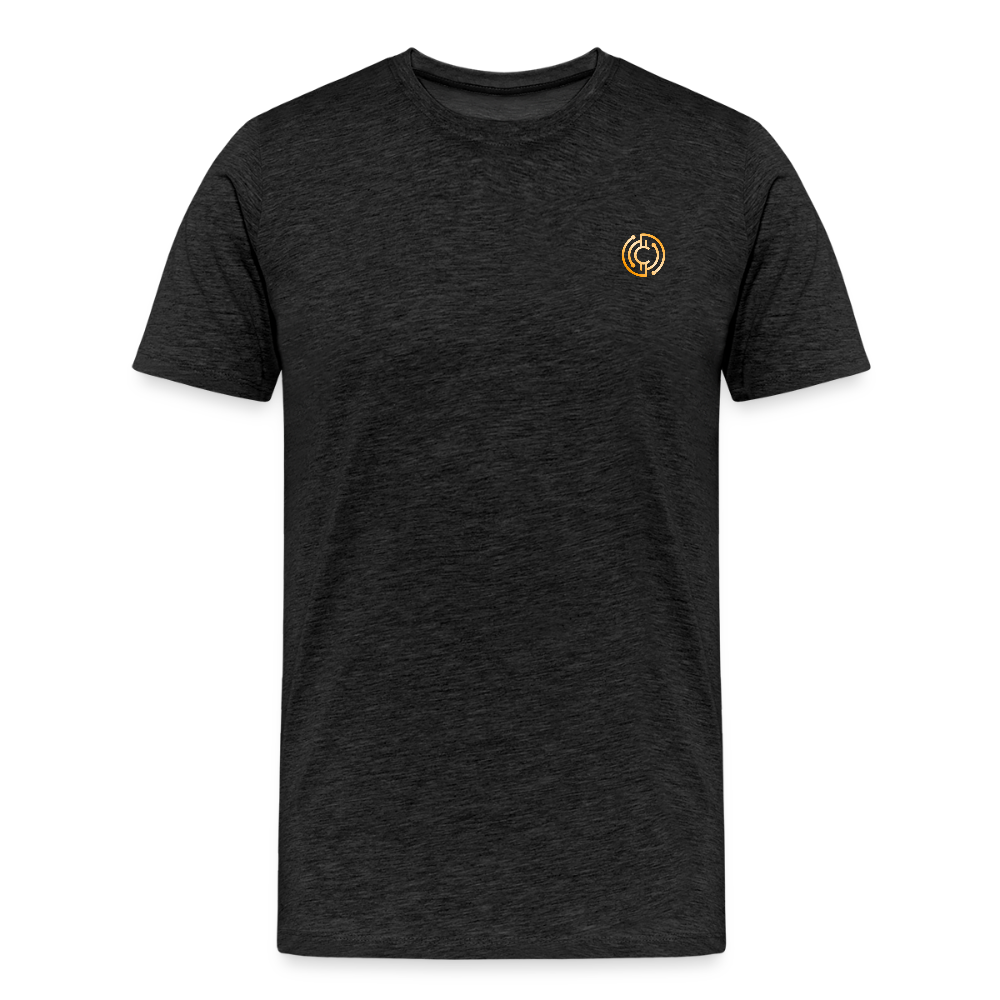 Männer Premium T-Shirt Logo - Anthrazit