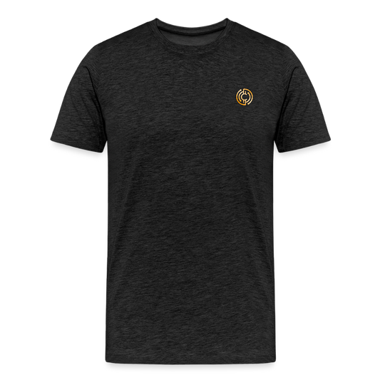 Männer Premium T-Shirt Logo - Anthrazit